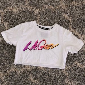 Forever 21 “LA GEAR” Crop top shirt